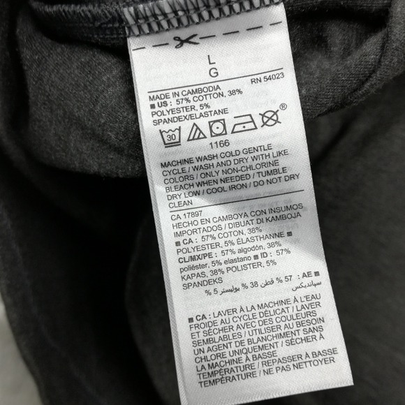 Old Navy Womens Dress Sheath Above‎ Knee Sleeveless Charcoal Gray Heather L New - Picture 8 of 10